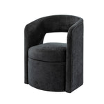 Athena Dining Chair - Black / 25.5