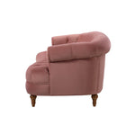Amand Velvet Rolled Arm Chesterfield