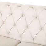 Tiffani Retro-Style 79-Inch Wide Beige Sofa