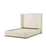 Estela Platform Bed - Ivory