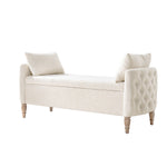 Olive Bench - Ivory