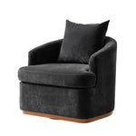 Eldora Swivel Armchair - Black