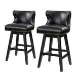 Konrad Swivel Bar & Counter Stool - Black