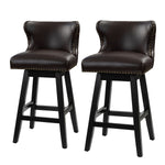 Konrad Swivel Bar & Counter Stool - Brown