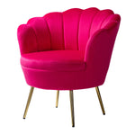 Donata Barrel Chair - Fushia