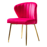 Luna Side Chair - Fuchsia