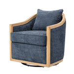 Paul Jess Farmhouse Solid Wood Swivel Chair - SLB