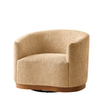Alva Swivel Armchair - Camel / 31.5