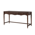 Adelaide 60''W Desk With 3 Drawers - Auburn