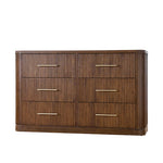 Graciana 6-Drawer Dresser - Walnut / 62.25