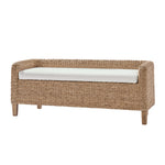 Abril Ratten Storage Bench - Natural