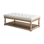 Jordan Upholstered Storage Ottoman - Ivory