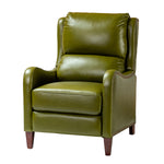 Hyde Genuine Leather Recliner - Olive