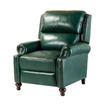 Franco Genuine Leather Recliner - Green