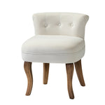 Lera Vanity Stool - Ivory