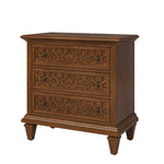 Vittorio 3 - Drawer Nightstand - Walnut