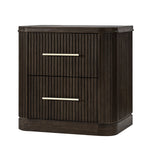 Gloria 2-Drawer Nightstand - Black