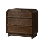 Yanick 3-Drawer Nightstand - Walnut