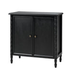 Carol 2-Door Cabinet - Black