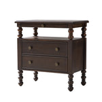 Di 1-Drawer Nightstand - Walnut