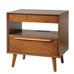 Valentin 2-Drawer Nightstand with Built-In Outlets - ACR