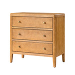 William 3-Drawer Nightstand - Oak