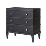 Justin 3-Drawer Nightstand - Black