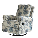 Kaspar Manual Swivel Glider Recliner - JEA