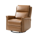 Linea Swivel And Rocker Power Recliner - Camel