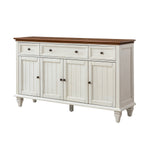 Hainrich 3 Drawer Sideboard - White