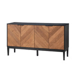 Hargapas 4 Door Sideboard - Black