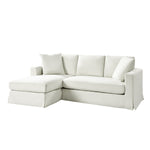 Jacindo Slipcovered Sectional - White
