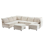 Rebecca Sectional Sofa - Beige