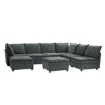 Rebecca Sectional Sofa - Grey
