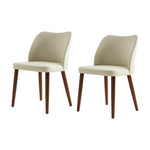 Barbara Set of 2 Dining Chair - Ivory
