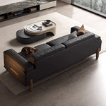 Adelfus Genuine Leather Standard Sofa Couch