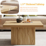 Chandler Farmhouse Square Wood Coffee Table for Living Room