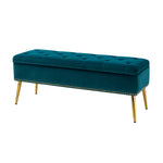Achilles Storage Bench - Teal