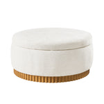 Reverie Ottoman - Ivory
