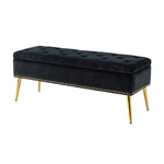 Achilles Storage Bench - Black