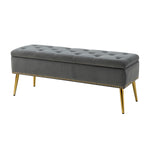 Achilles Storage Bench - Grey