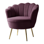 Donata Barrel Chair - Purple