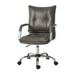 Leather Task Chair - Grey