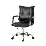 Leather Task Chair - Black