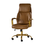 Bradford Ergonomic Office Chair with Lumbar Support - Camel