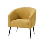 George Modern Boucle Armchair - Yellow