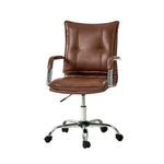 Leather Task Chair - Brown