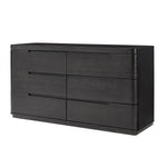 Silvius 6-Drawer Dresser - Charcoal