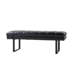 Laurg Upholstered Bench - Black