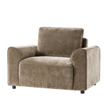 Bernice Armchair - Saddle